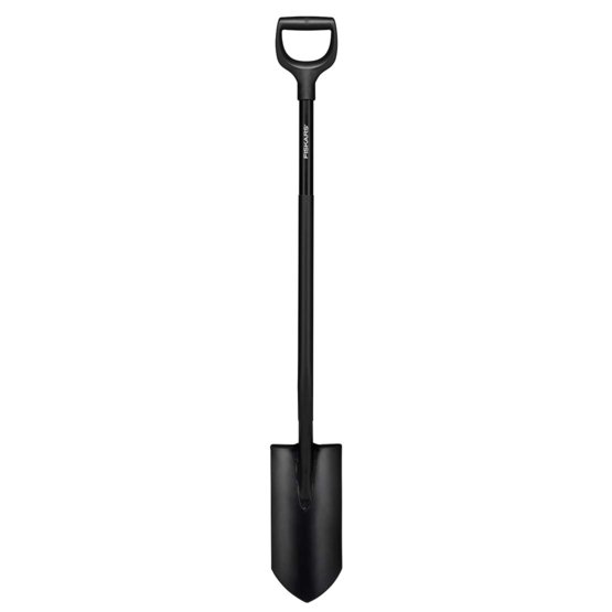 Kastuvas FISKARS ERGONOMIC PRO, 130 cm, juodos sp., daržininko - 2