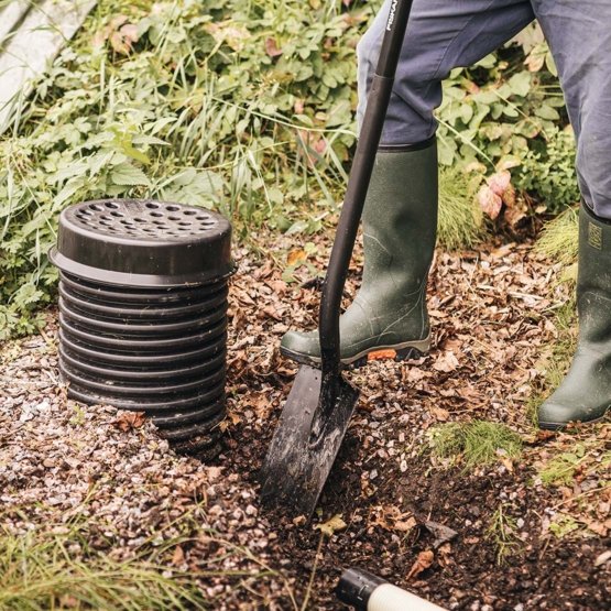 Kastuvas FISKARS ERGONOMIC PRO, 130 cm, juodos sp., daržininko - 5