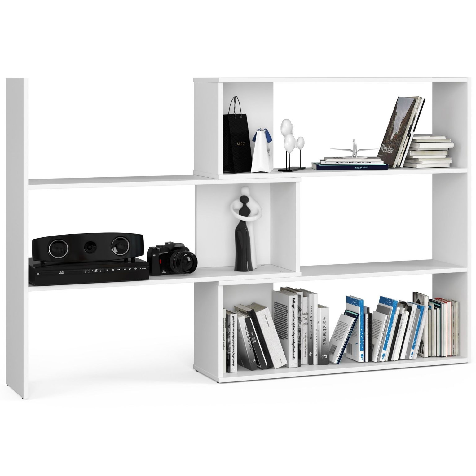Pastatoma lentyna TWIST Mini, balta-1