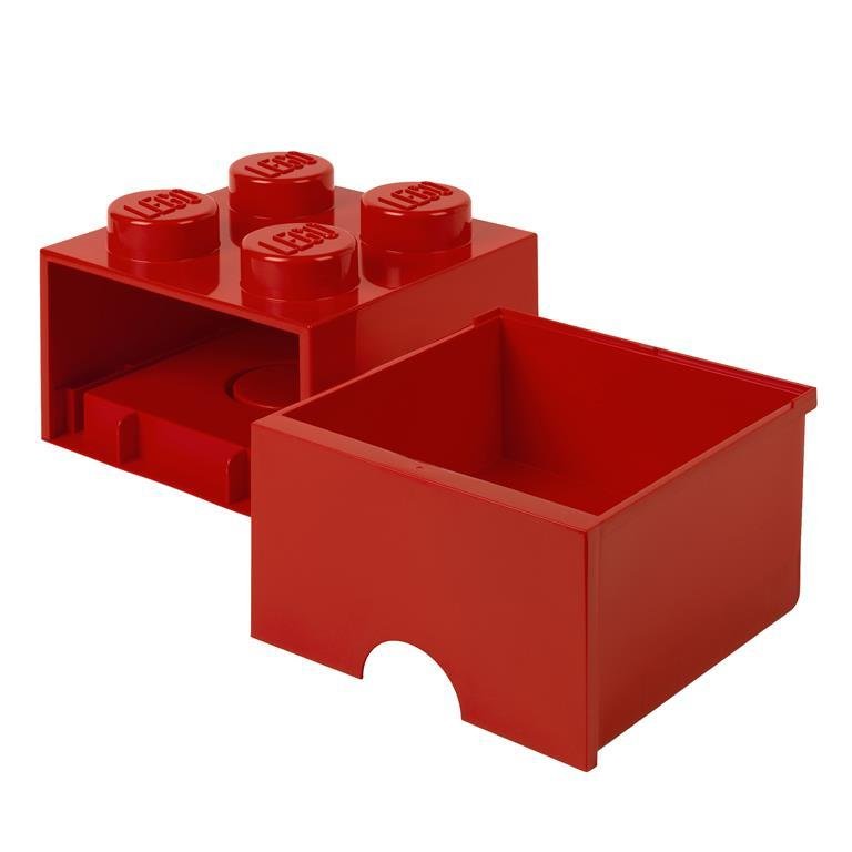 Daiktadėžė LEGO BRICK, raudonos sp., 25 x 25 x 18 cm, 470 ml - 3