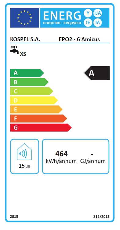 El. momentinis vandens šildytuvas KOSPEL Amicus EPO2-6, 6,0 kW-1