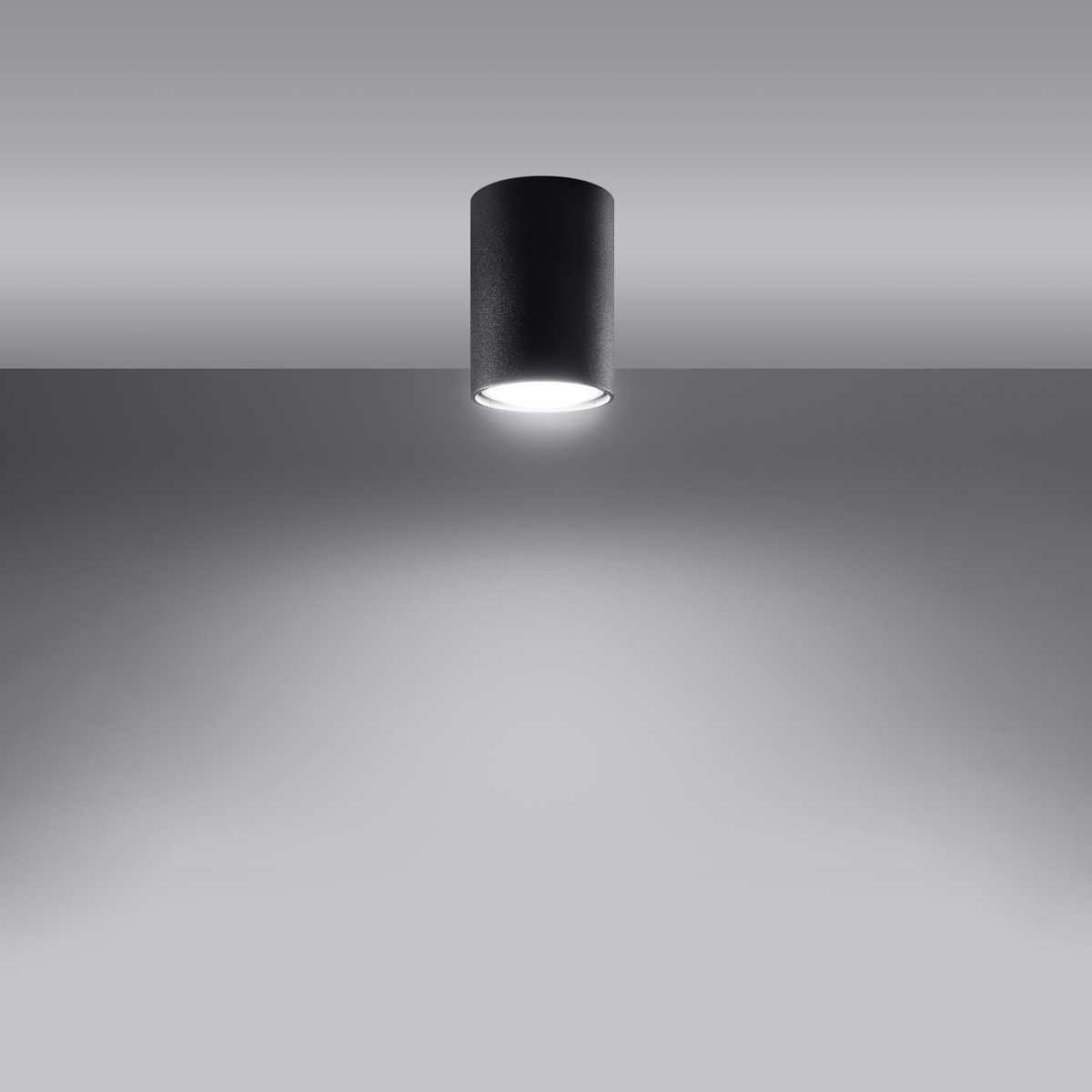 Taškinis šviestuvas SOLLUX LAGOS 10,  juodas,  GU10, 1x40W - 3
