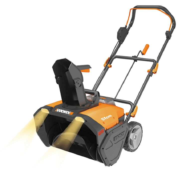 Akumuliatorinis sniego valytuvas Worx WG471-0
