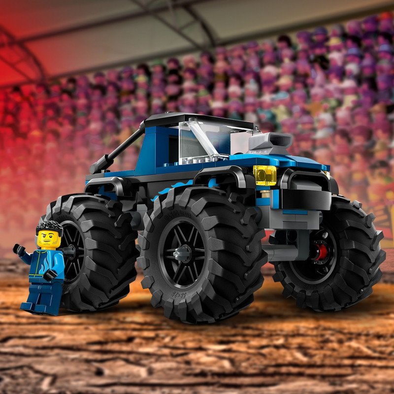 Konstruktorius LEGO City Great Vehicles Blue Monster Truck 60402 - 4