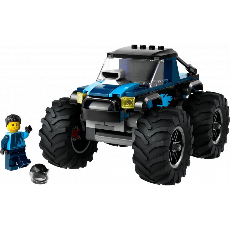 Konstruktorius LEGO City Great Vehicles Blue Monster Truck 60402 - 3