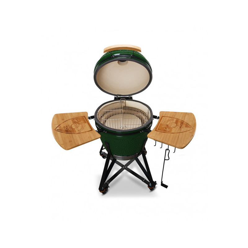 Keraminė kepsninė KAMADO BONO Žalgiris Edition, 21", 55 cm, žalios sp.-1