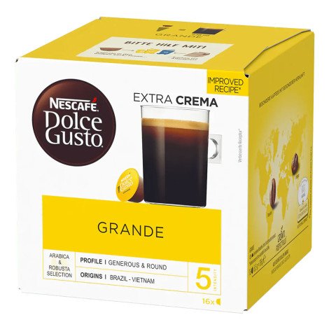 Kavos kapsulės NESCAFE DOLCE GUSTO GRANDE, 16 kapsulių, 136 g
