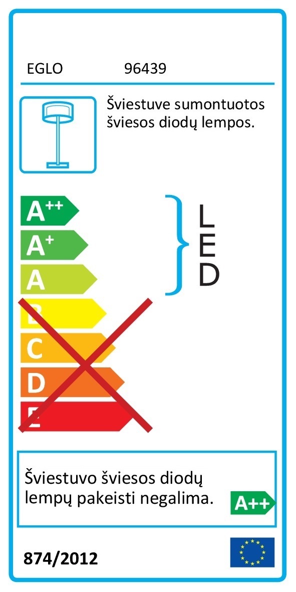 LED toršeras EGLO LAROA, 3,5 W - 4