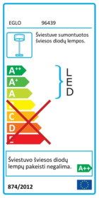 LED toršeras EGLO LAROA, 3,5 W - 3