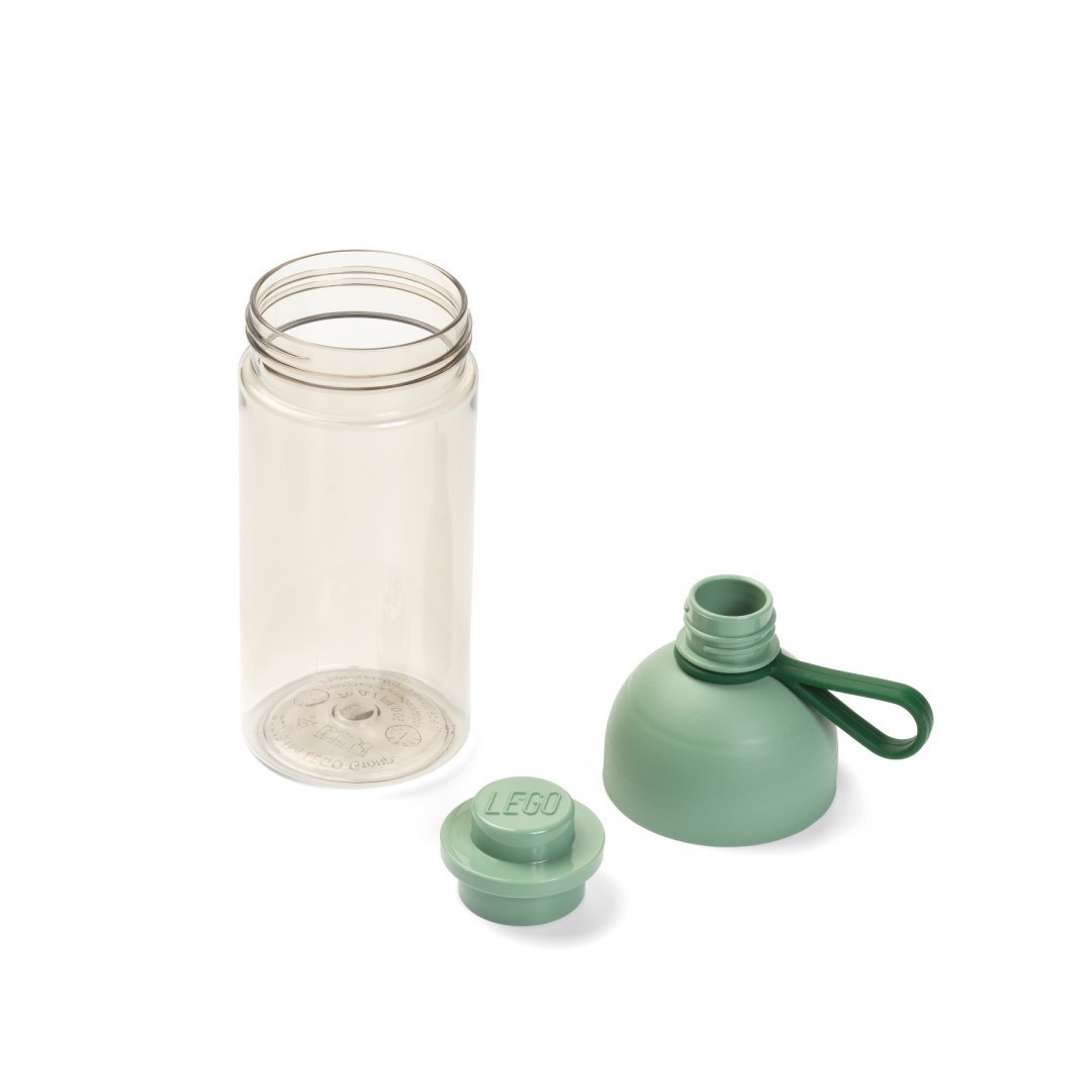 Plastikinė gertuvė LEGO, skaidrios/žalios sp., 0,5 L-1