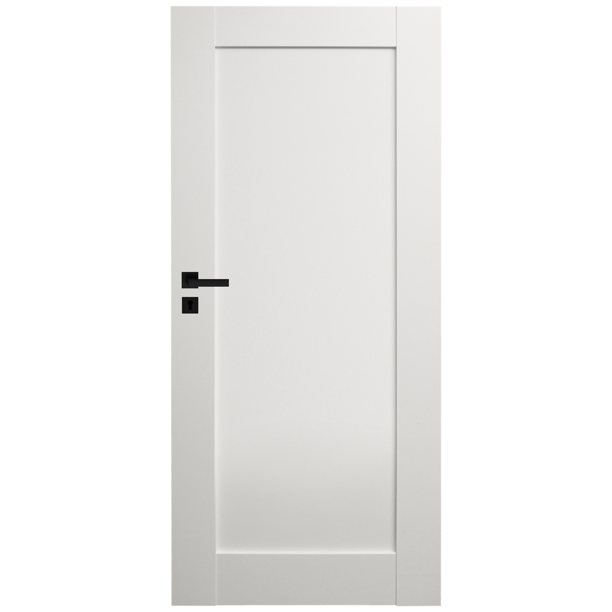 Durų varčia DOMIDOR MIRROR, baltos spalvos, 844 x 2030 mm, dešinė-0