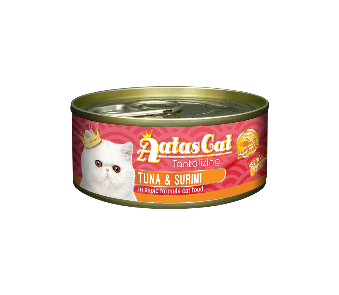Konservuotas ėdalas katėms Aatas Cat Tantalizing Tuna&Surimi, 80 g