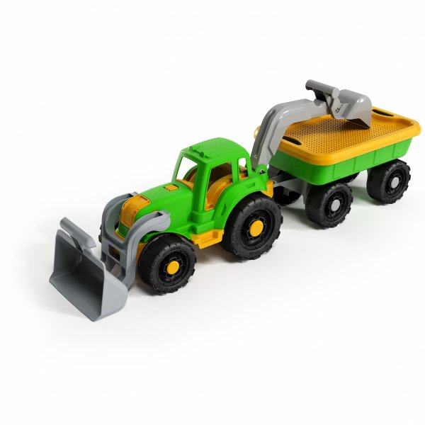 Žaislinis traktorius su priekaba ADRIATIC 1252 - 1