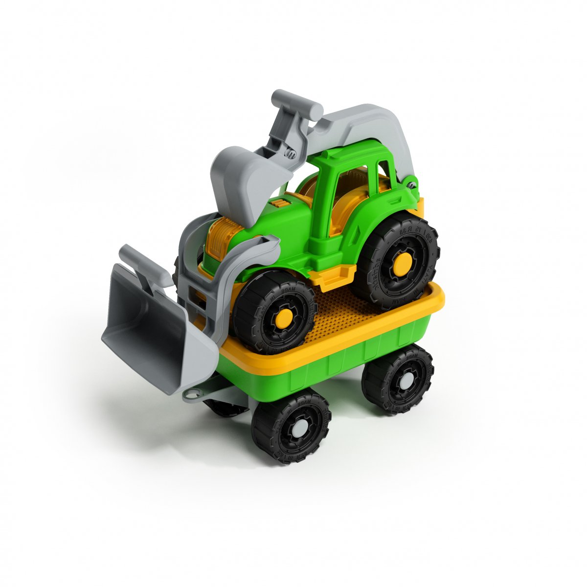 Žaislinis traktorius su priekaba ADRIATIC 1252 - 2