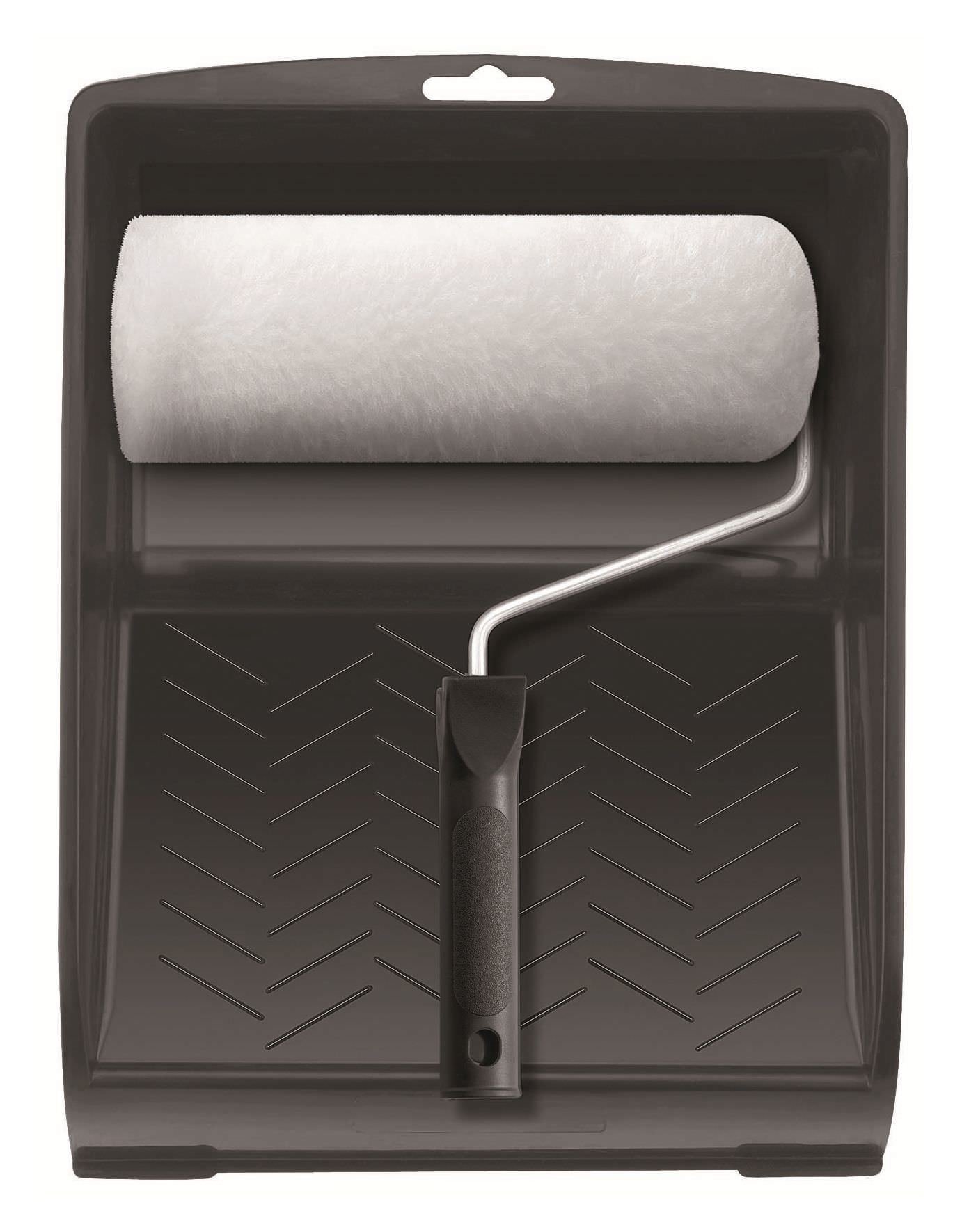 Dažymo įrankių rinkinys COLOR EXPERT, volelis su rankena 18 cm ir vonelė 25 x 30 cm