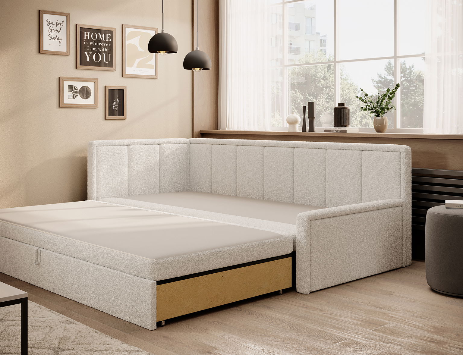 Sofa Fulgeo K, balta - 3