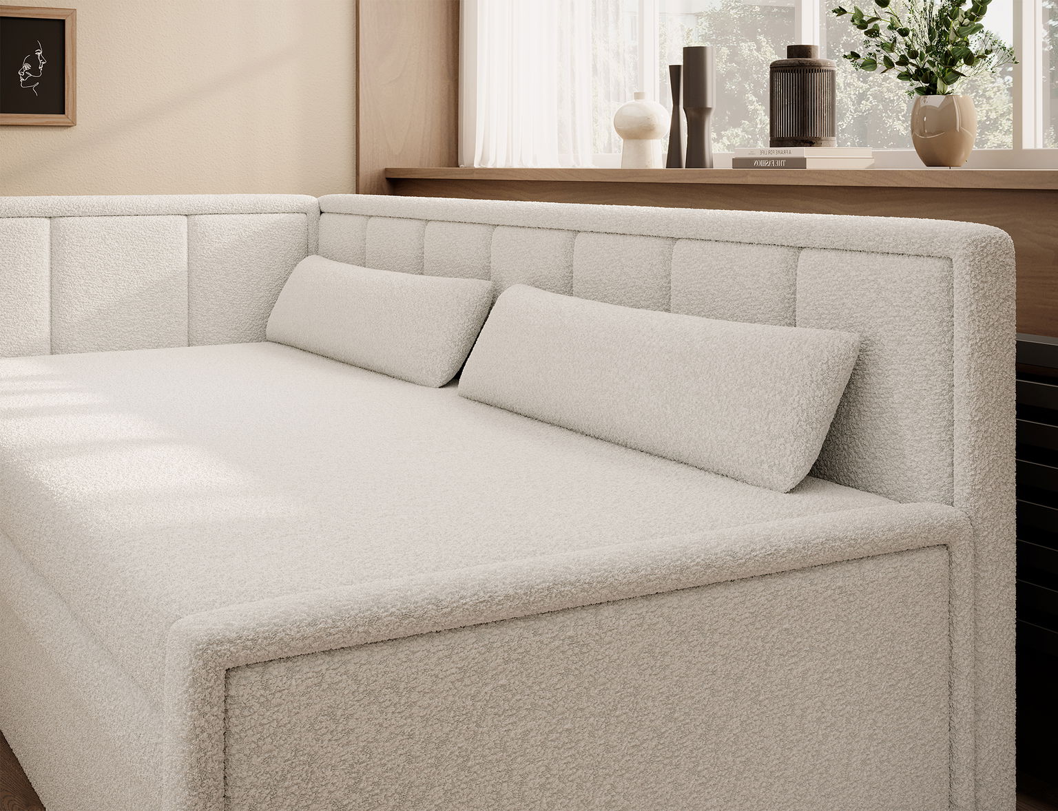 Sofa Fulgeo K, balta - 6