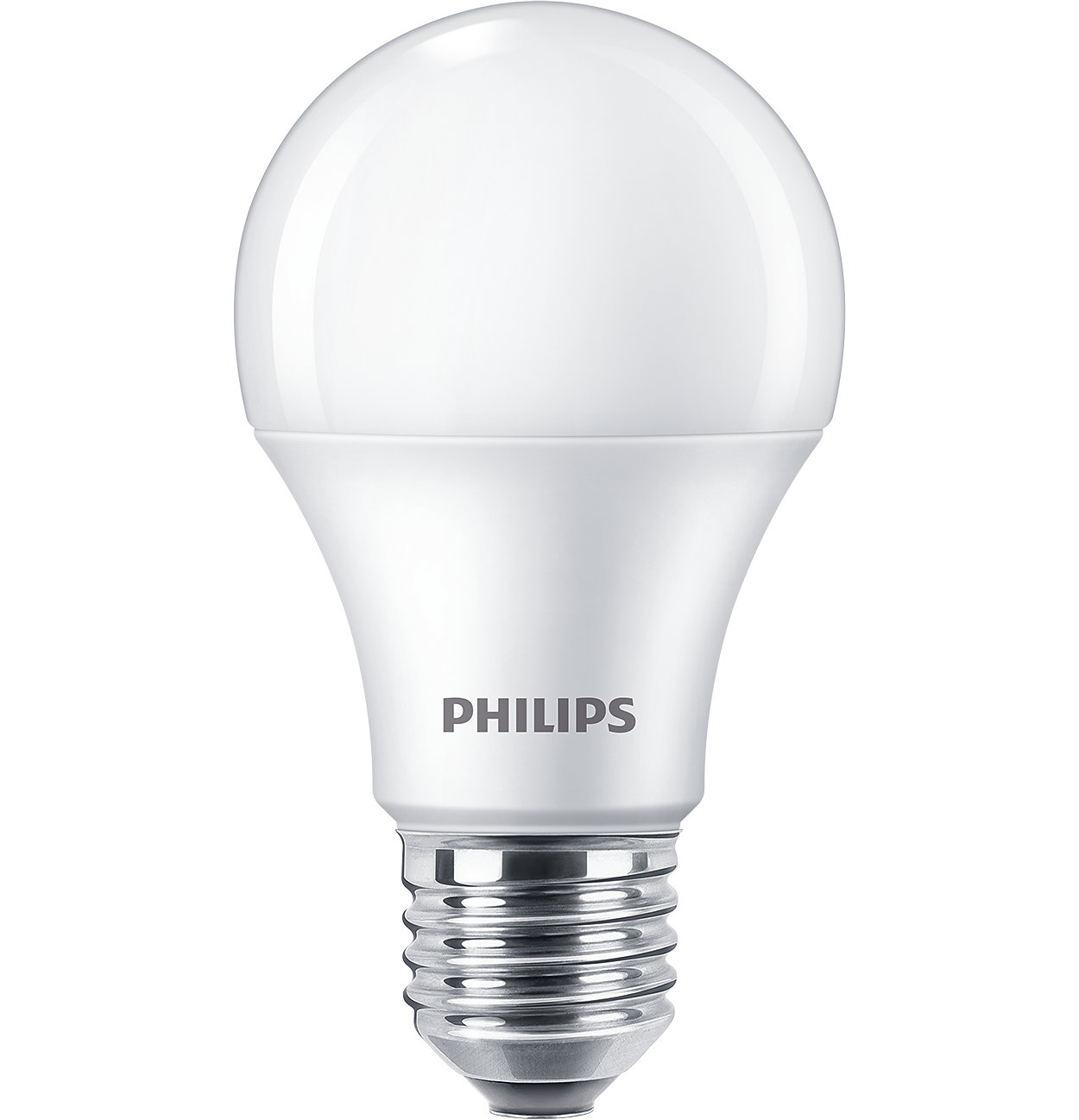 LED lemputė PHILIPS, A60, 10W(=75W), E27,4000K,1055lm,NON-DIM, šaltai baltos spalvos,2vnt.