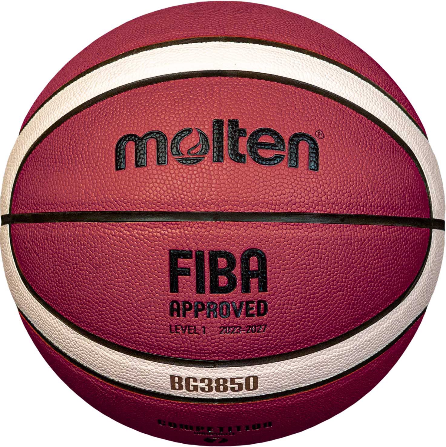 Krepšinio kamuolys MOLTEN B6G3850 FIBA, sintetinė oda, 6 dydis-0
