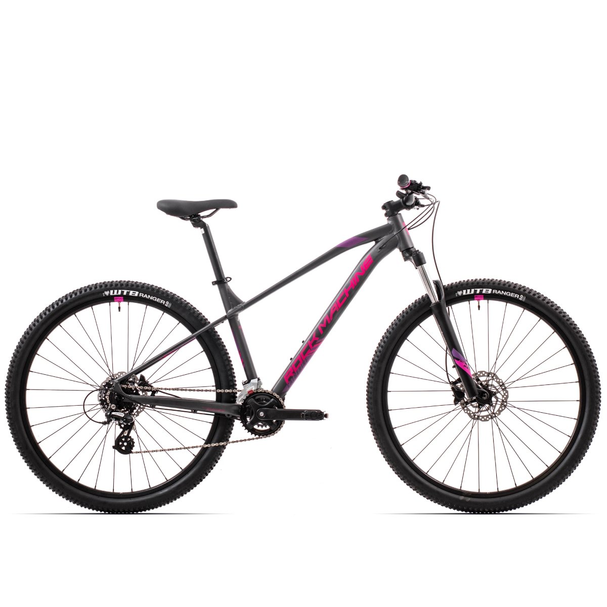 Kalnų dviratis Rock Machine 29 Catherine 10-29 pilkas/rožinis (L) - 1