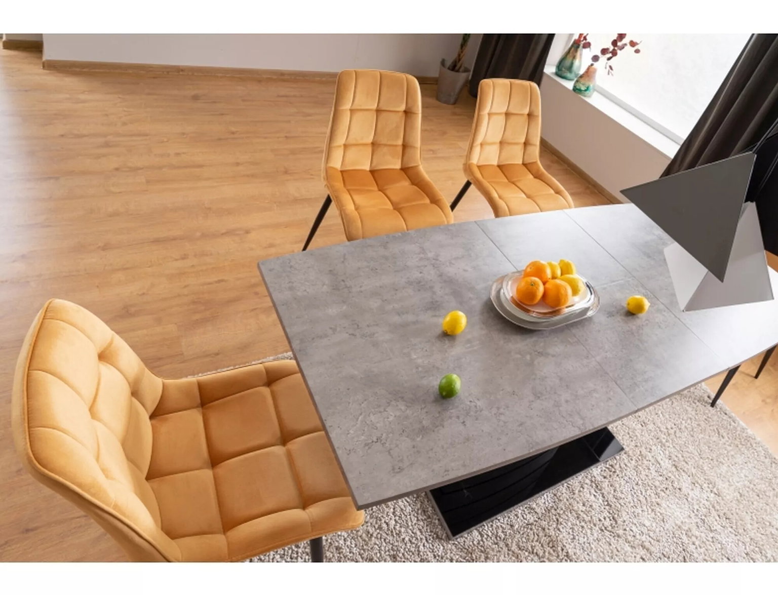 Kėdė CHIC, geltona/juoda - 4