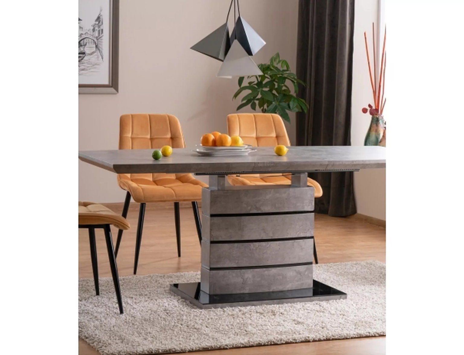 Kėdė CHIC, geltona/juoda - 7