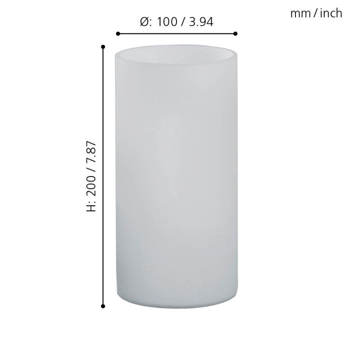 Stalinis šviestuvas EGLO GEO, 1 x E14, max 40 W, baltos sp., Ø 10cm, h20cm - 7