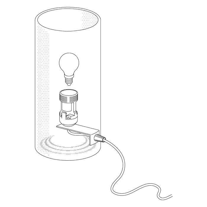 Stalinis šviestuvas EGLO GEO, 1 x E14, max 40 W, baltos sp., Ø 10cm, h20cm - 4