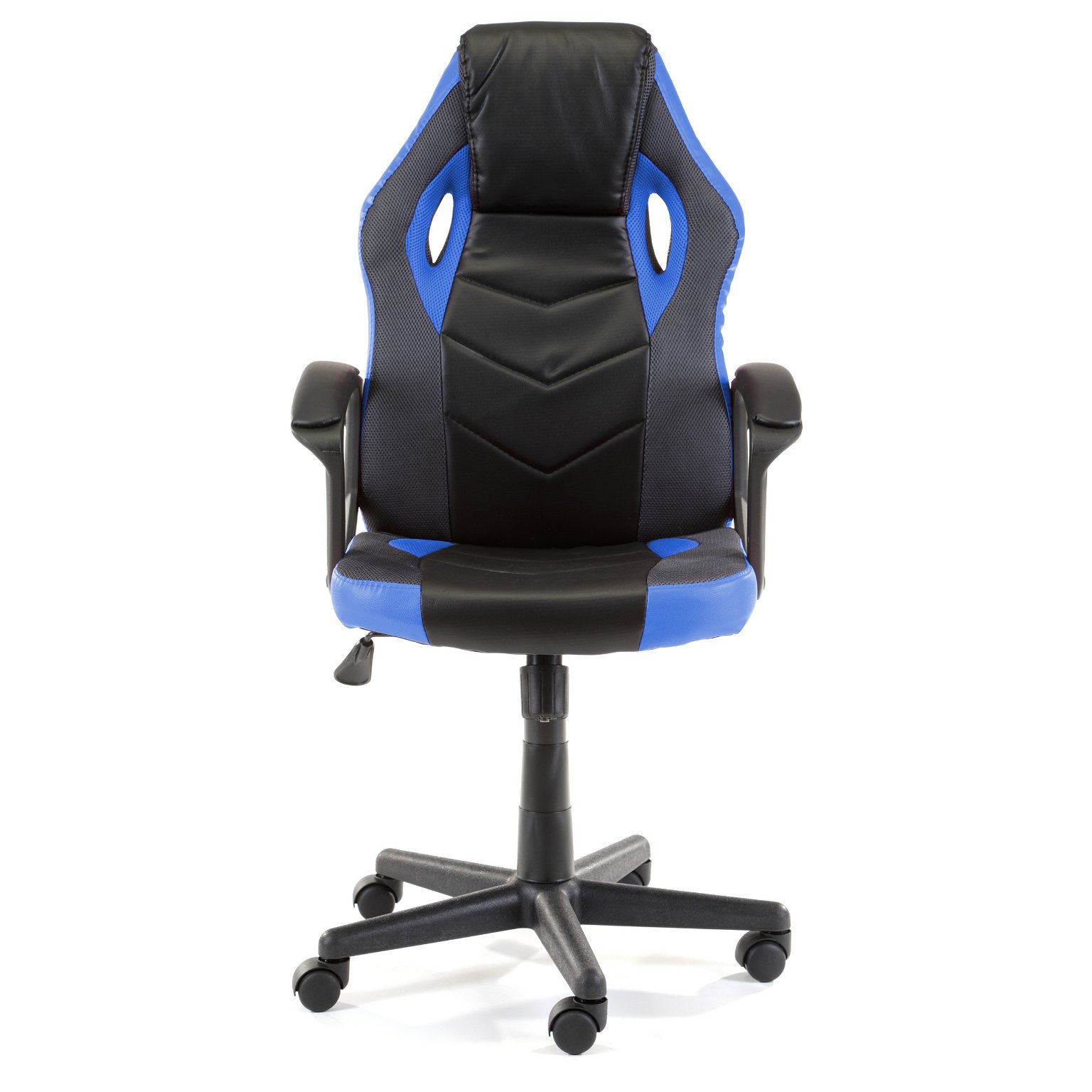 Žaidimų kėdė F4G FG-19, juoda/mėlyna - 3