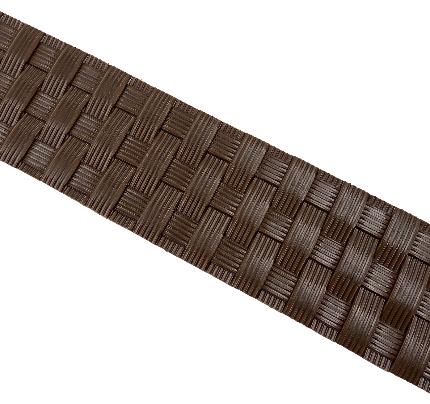 Siaura tvoros juosta MIKKO RATTAN, rudos sp, 4,75 cm pločio, 12,75 m ilgio-1