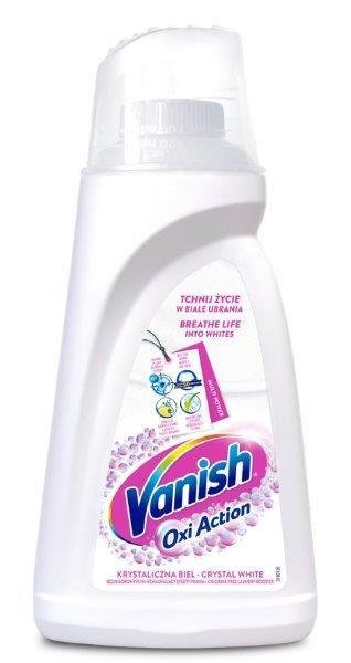 Dėmių valiklis baltiems skalbiniams VANISH Oxi Action, 1 L