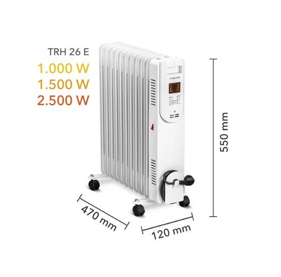 Elektrinis tepalinis radiatorius Trotec TRH 26 E 13-00251 - 2