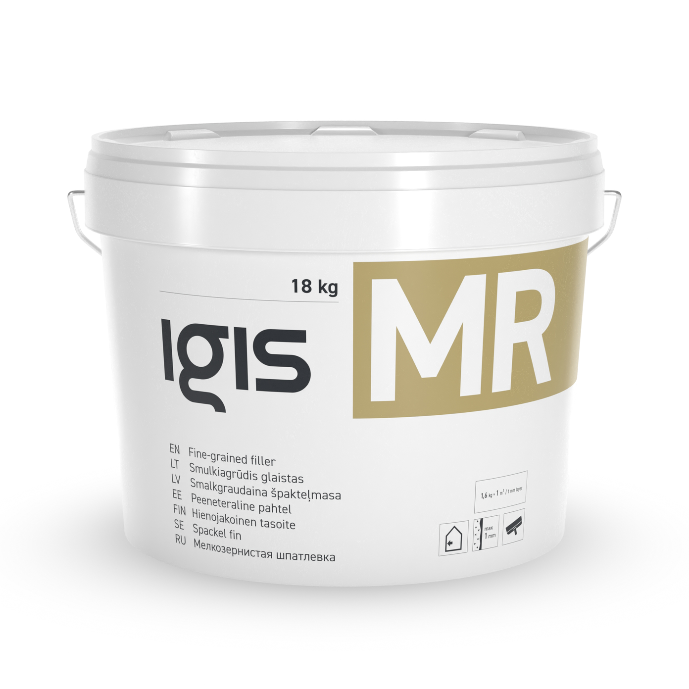 Smulkiagrūdis glaistas IGIS.MR, 18 kg-0