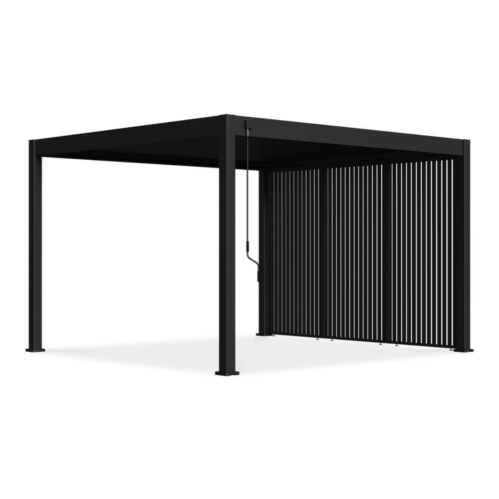 Vertikalios žaliuzės pavėsinėms Pergola ELEGANCE/DELUXE/FUSION 1.2 m, antracito sp. (113.3 cm)-1