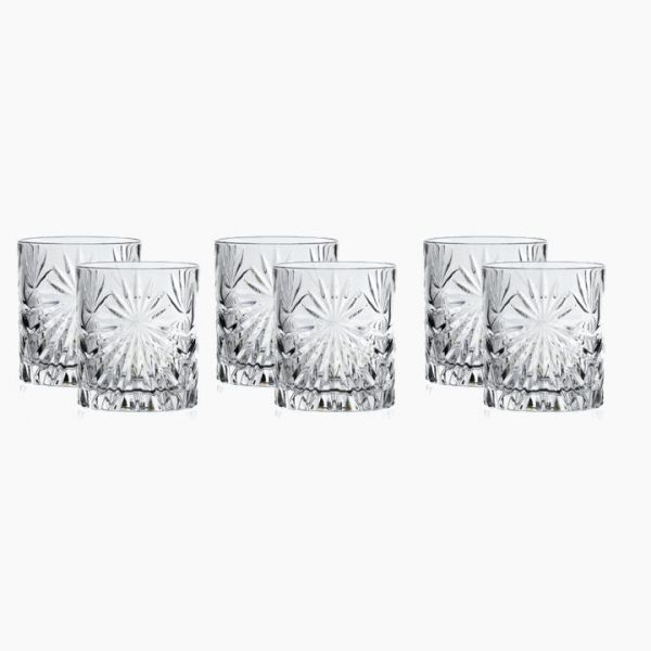 Krištolinės stiklinės RCR OASIS, 320 ml, 6 vnt-0