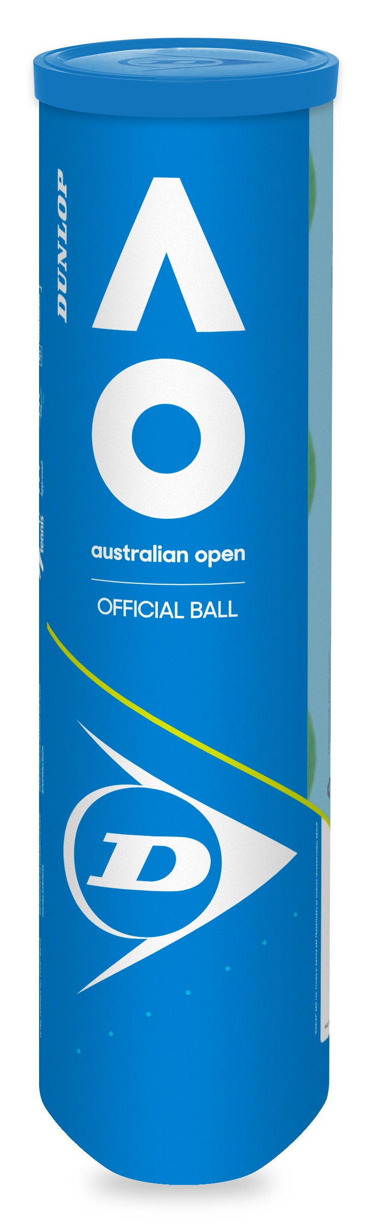 Teniso kamuoliukai Dunlop AUSTRALIAN OPEN 4-tube ITF-0