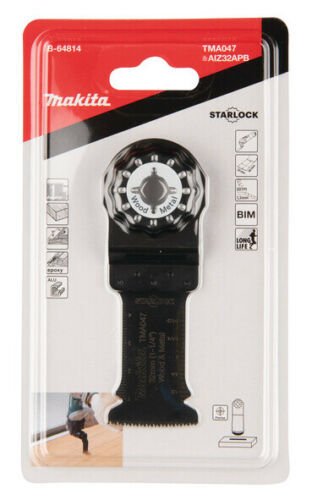 Daugiafunkcio įrankio pjovimo priedas MAKITA TMA047, 32 mm, BIM, medienai ir metalui, STARLOCK