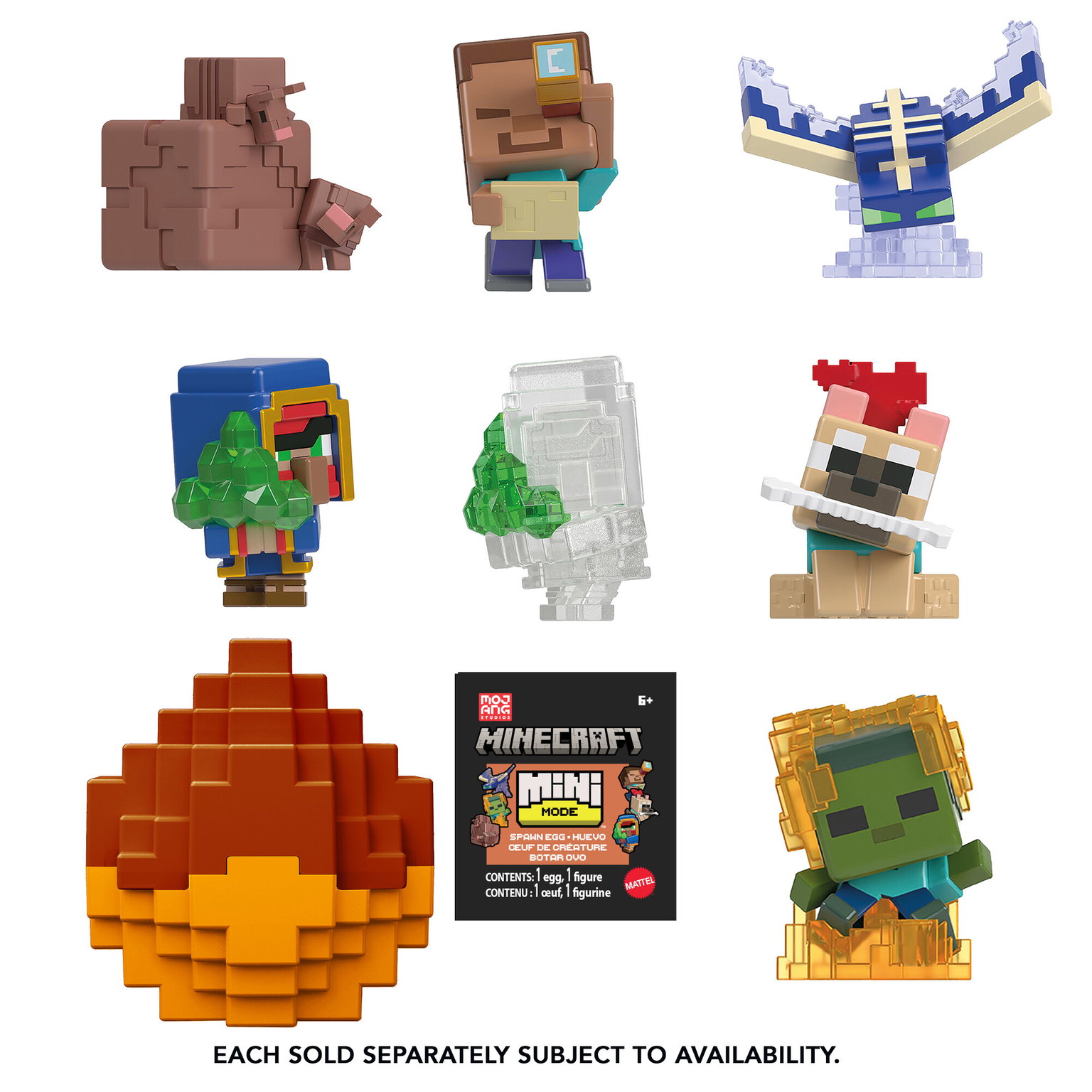 Mini siurprizų rinkinys kiaušinis MINECRAFT - 6