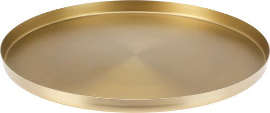 Dekoratyvinė lėkštė STAINLESS STEEL , rudos sp., ø23 cm-0