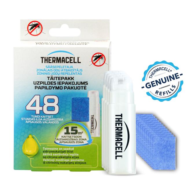 Repelento papildymo paketas  THERMACELL Citridiol, 48 val - 2