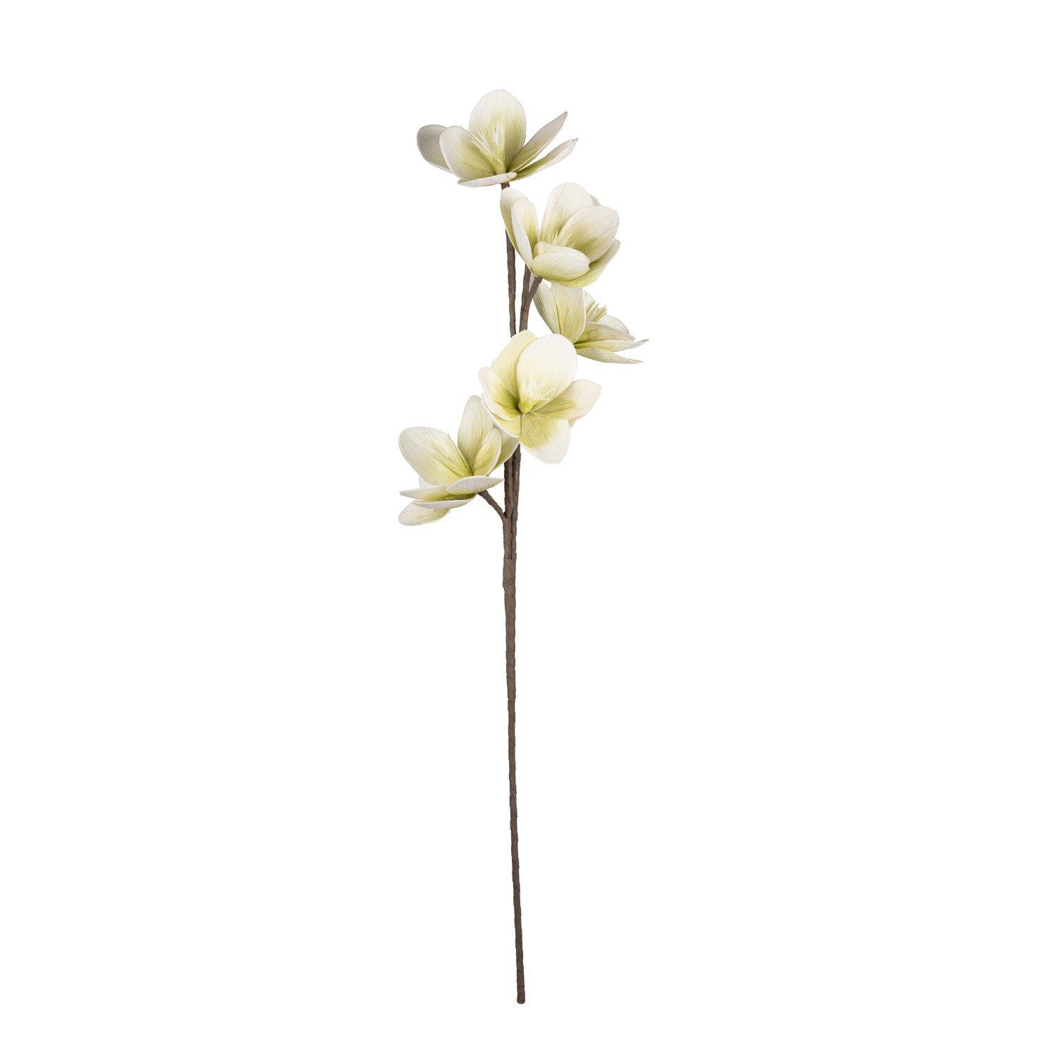 Dirbtinės gėlės šakelė, gelsvos sp., 110 cm