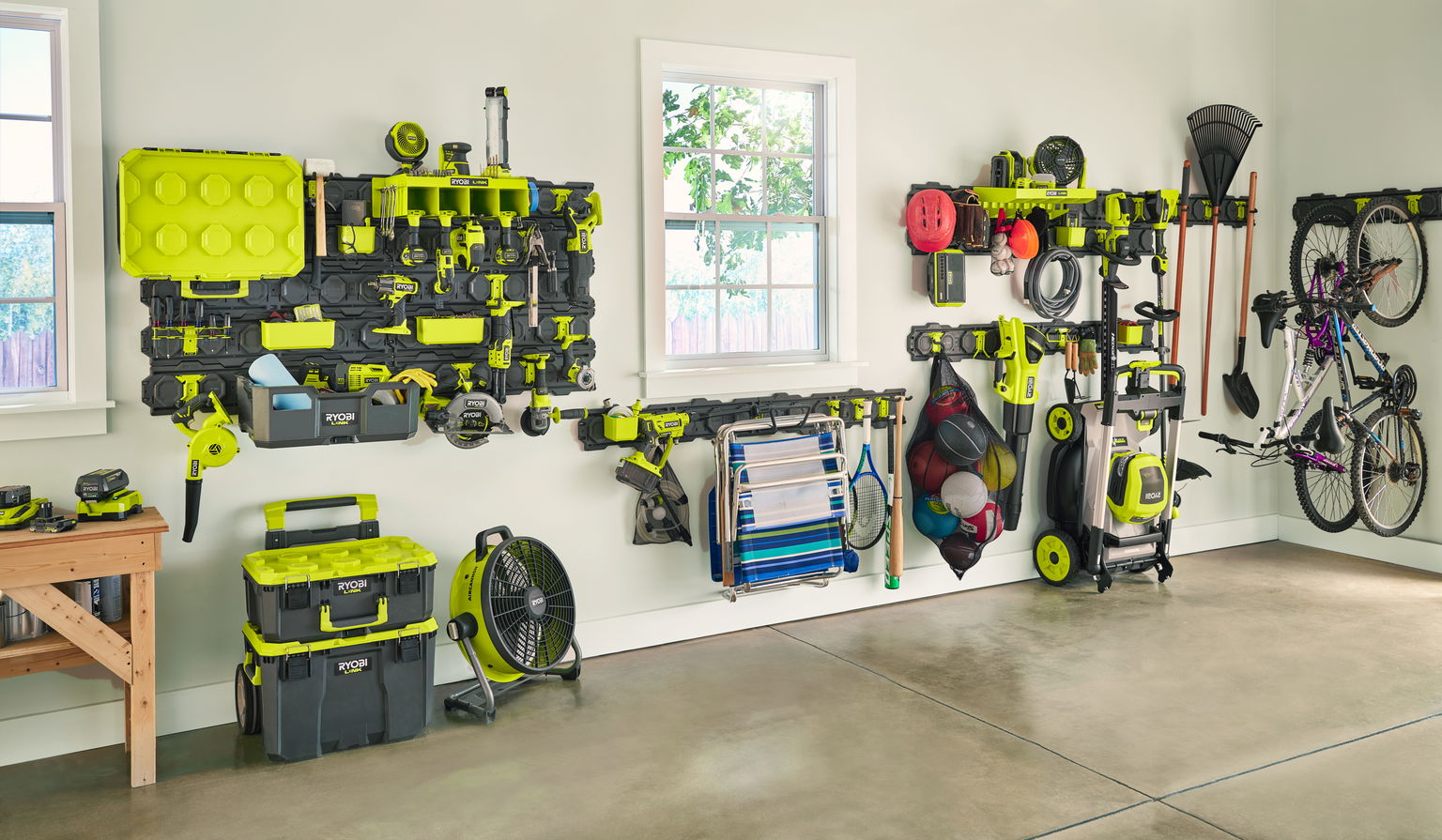 Įrankių kablys RYOBI Link RSLW803, iki 22,7 kg, dideliems elektriniams ir sodo įrankiams - 2