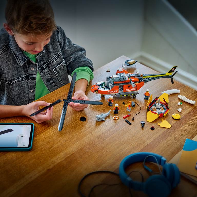 Konstruktorius LEGO City Exploration Coast Guard Helicopter - 4