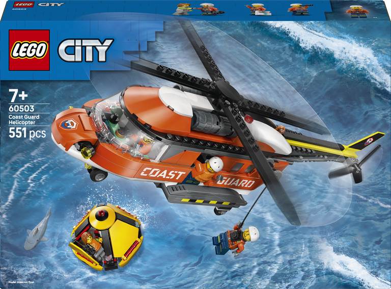 Konstruktorius LEGO City Exploration Coast Guard Helicopter - 1