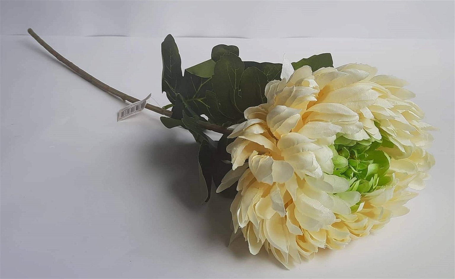 Dirbtinė gėlė CHRIZANTEMA, kreminė, 85 cm