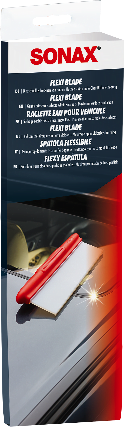 Silikoninė mentelė automobiliui sausinti SONAX FlexiBkade-0