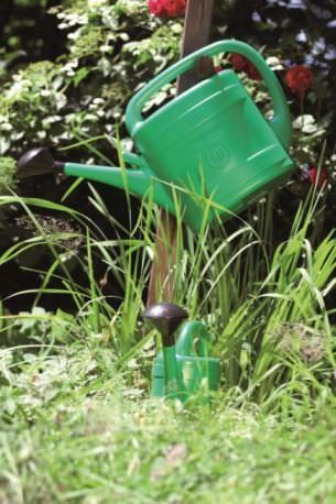 Plastikinis laistytuvas SPRING, žalios sp., 14 l-1