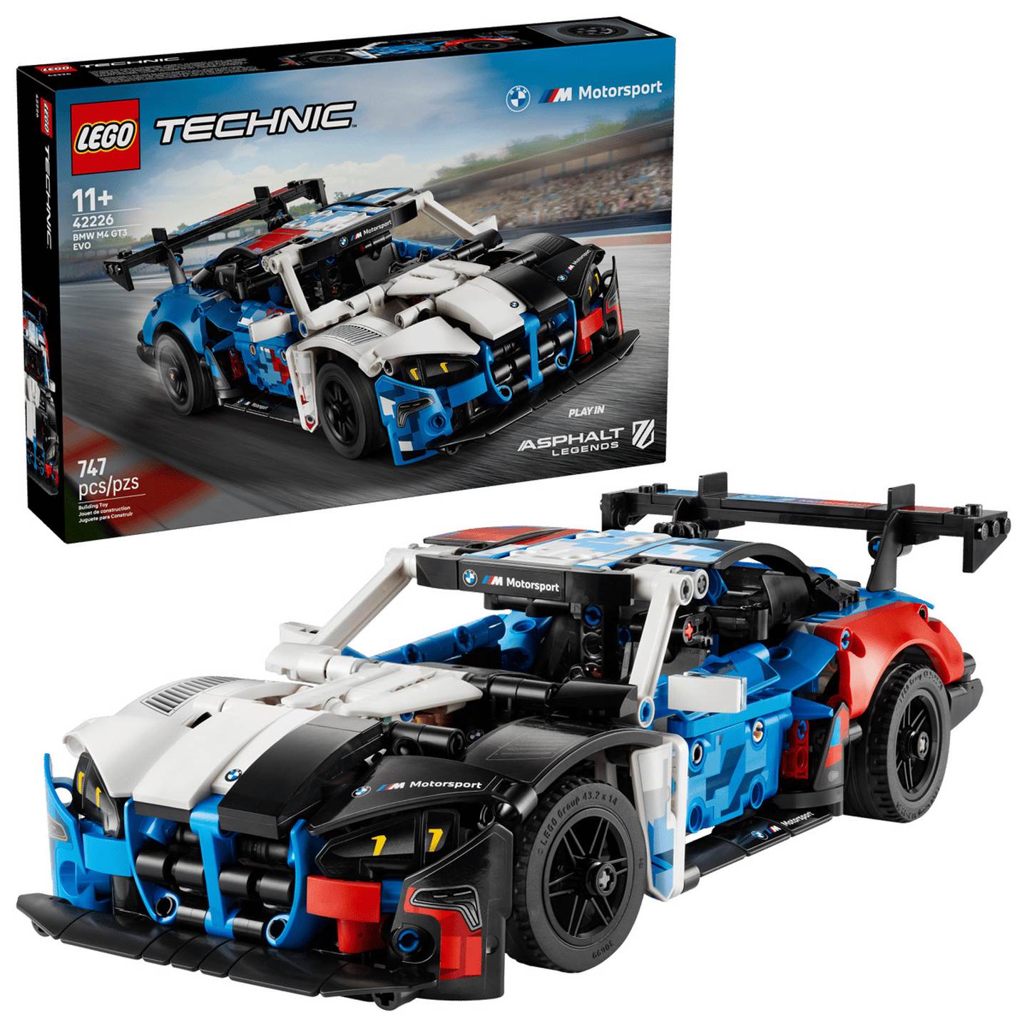 Konstruktorius LEGO Technic BMW M4 GT3 EVO Race Car-0