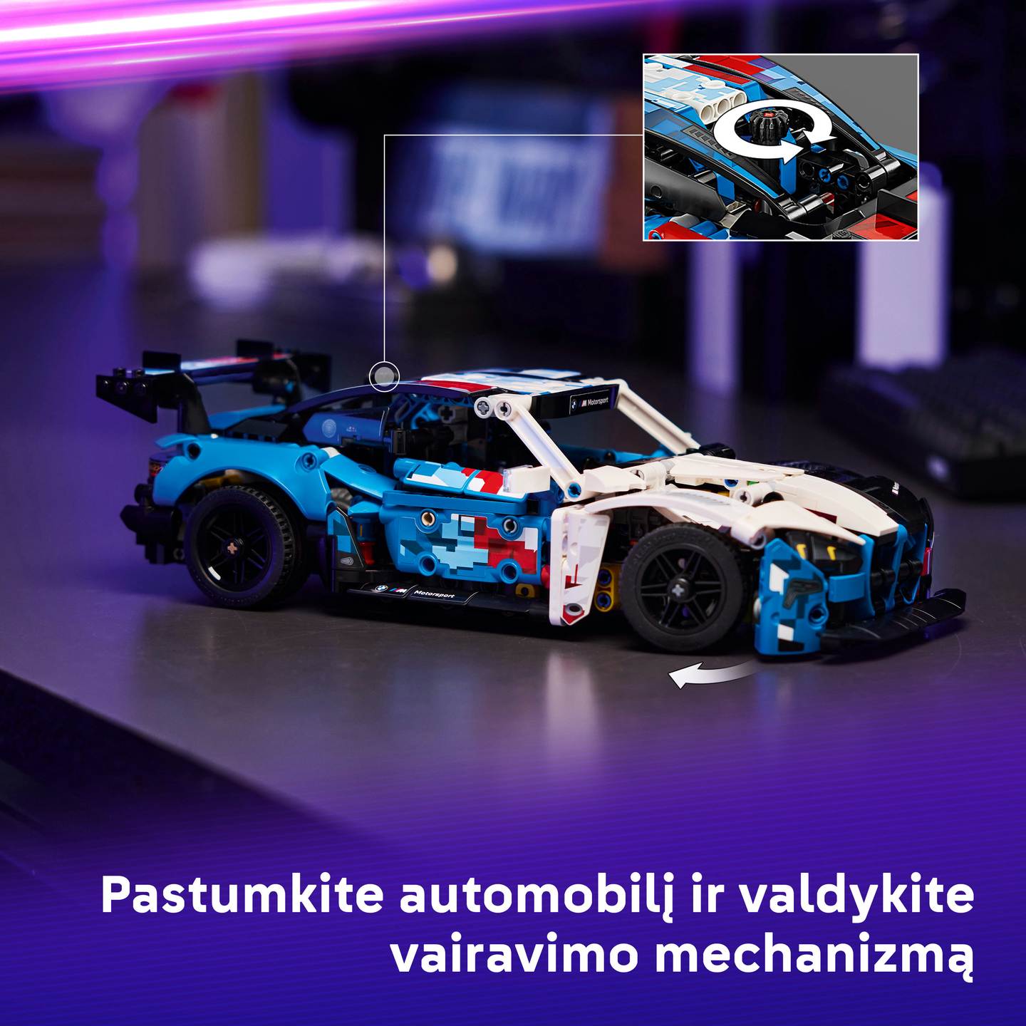 Konstruktorius LEGO Technic BMW M4 GT3 EVO Race Car - 4