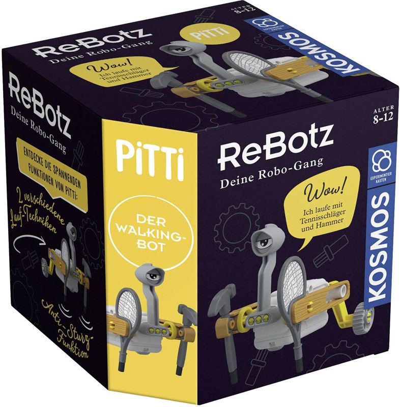 Walkng Bot Lavinamasis rinkinys PITTI THE WALKING BOT 8-12 - ermitazas.lt